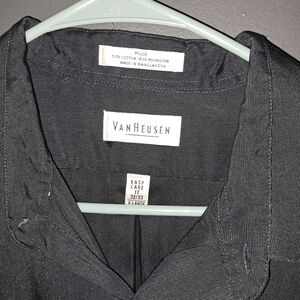 Van Heusen Black Dress Shirt Size 17 32/ 33